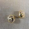 Perles tête de Bouddha Or en Hématite 10mm - lot de 2