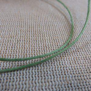 Fil cordon vert 1mm – vente par 10 mètres