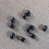 Perles hématite ovale grain de riz 6mmx4mm - lot de 20