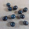 Perles de culture eau douce nacré noir