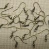 Crochets hameçon bronze boucles d'oreille 19mm
