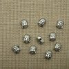 Perles Bouddha argenté 7mm en métal