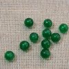 Perles jade 6mm verte ronde - lot de pierre de gemme