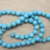 Perles Turquoise 6mm pierre de gemme ronde - lot de 10