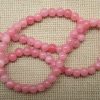 Perles Rhodochrosite 4mm rose pierre de gemme - lot de 20