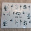 Nail Art fleur stickers d'ongle, décalcomanie par transfert d'eau