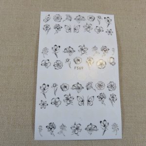 Nails-Art stickers fleur autocollant décoration d’ongle