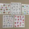 Stickers d'ongle licorne fleurs fruits - Nails-Art décalcomanie