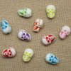 Perles tête de mort multicolore 13mm en acrylique