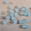 Perles Jade 4mm bleu clair Aquamarine ronde - lot de 10 pierre de gemme