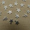 Breloques étoile argenté 10mm petit pendentif - lot de 15