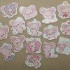 étiquettes autocollant cochon kawaii scrapbooking animaux / 15pcs