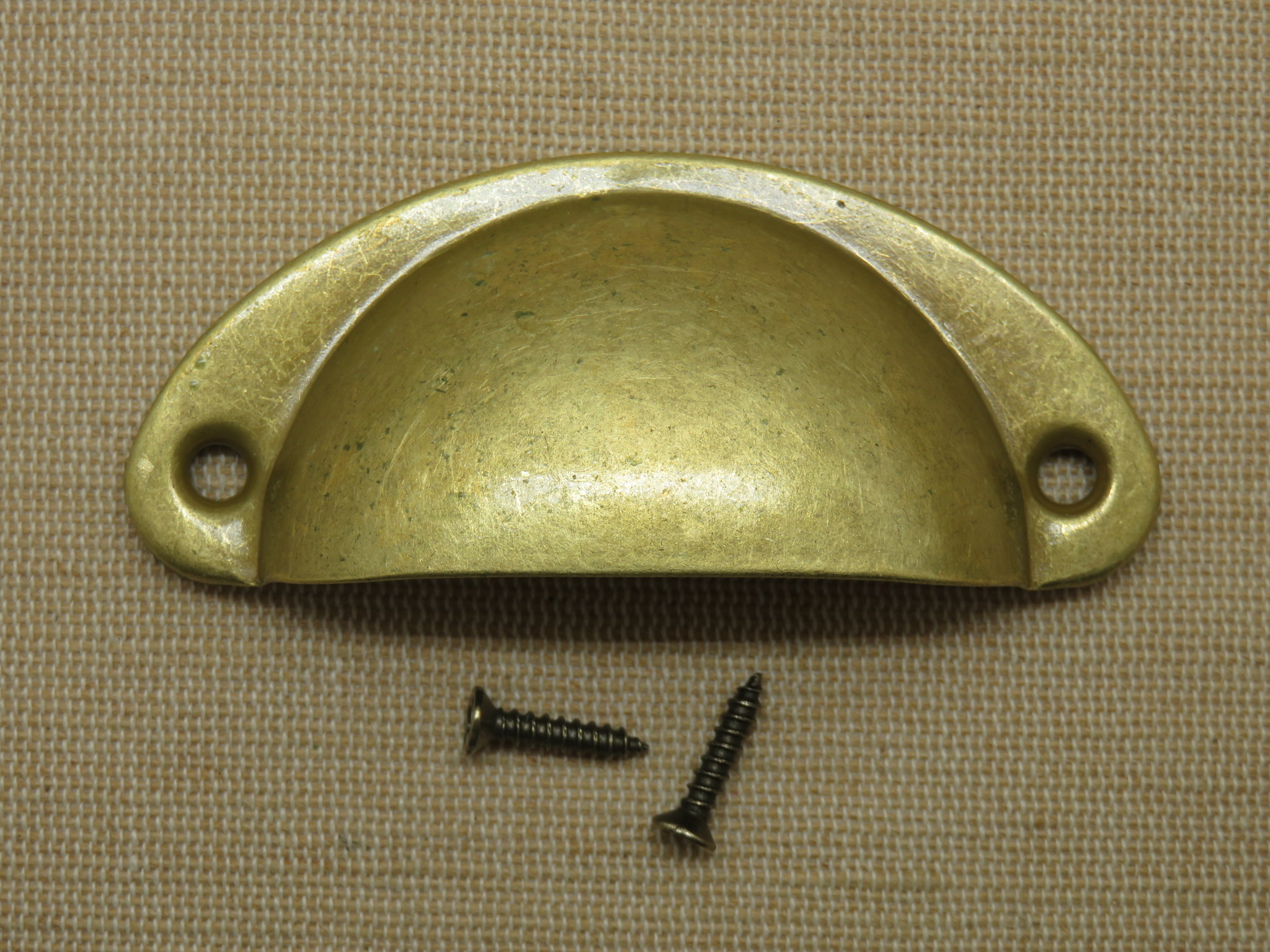 Poignée tiroir bronze demi-cercle bouton de porte placard style rétro