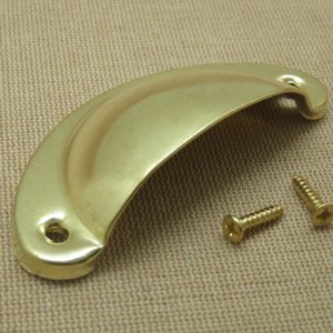 Poignée tiroir doré demi-cercle bouton de porte placard style rétro