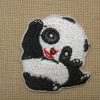 écusson thermocollant panda - patch panda pour vêtement