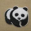écusson panda thermocollant - patch panda pour vêtement