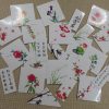 Stickers fleurs japon scrapbooking étiquettes papier autocollant - 40pcs