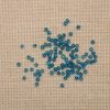 Perles de rocaille bleu 2mm - lot de perle à enfiler