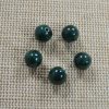 Perles Malachite AAA 6mm pierre de gemme - lot de 5