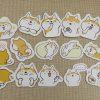 étiquettes Shiba inu stickers kawaii autocollant scrapbooking