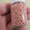 Perles de rocaille rose ancien 2mm en verre