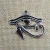 Pendentif œil d'Horus argenté dieu égyptien 25mm
