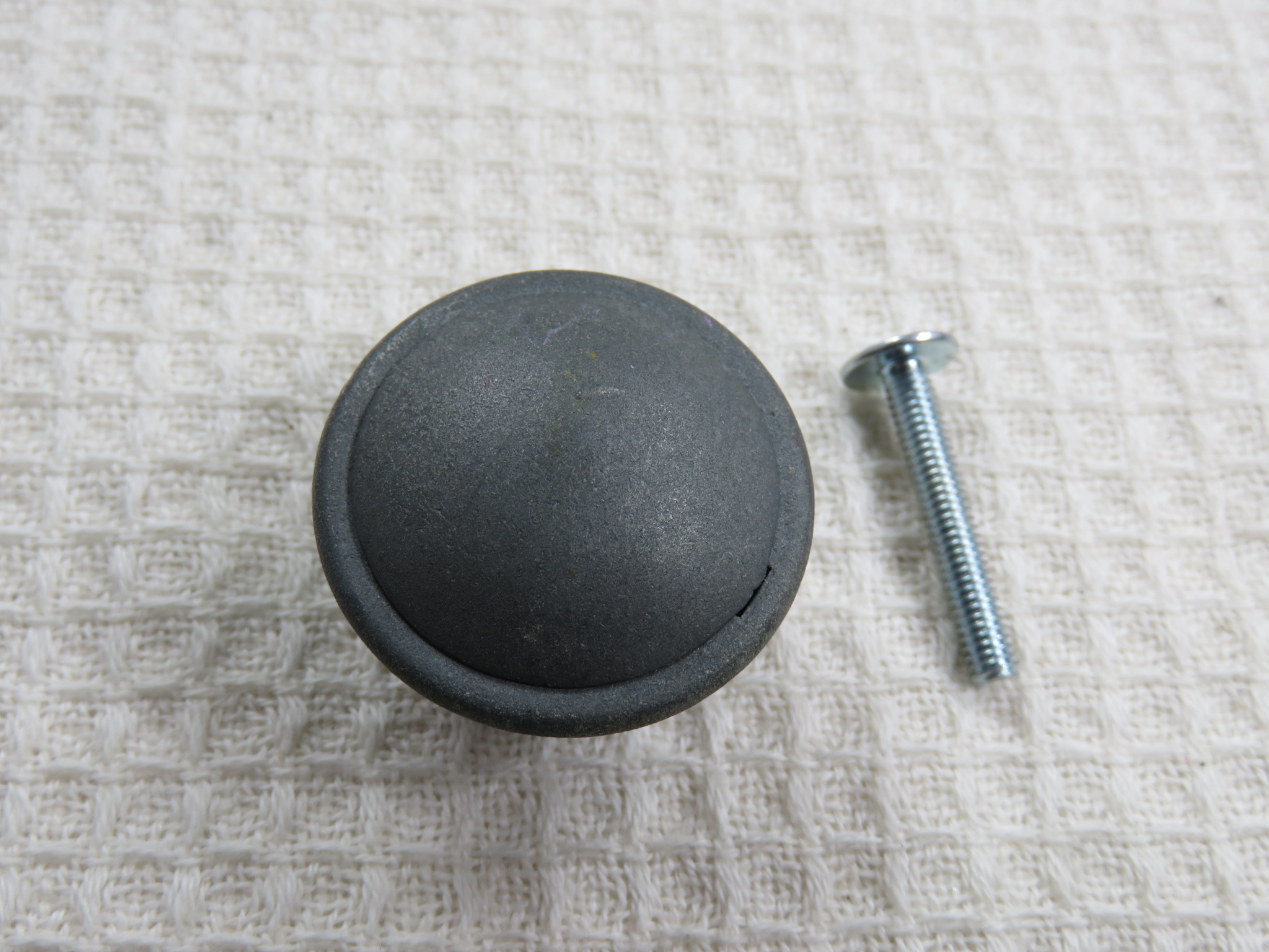 bouton de tiroir gris poignée rond 32mm porte meuble