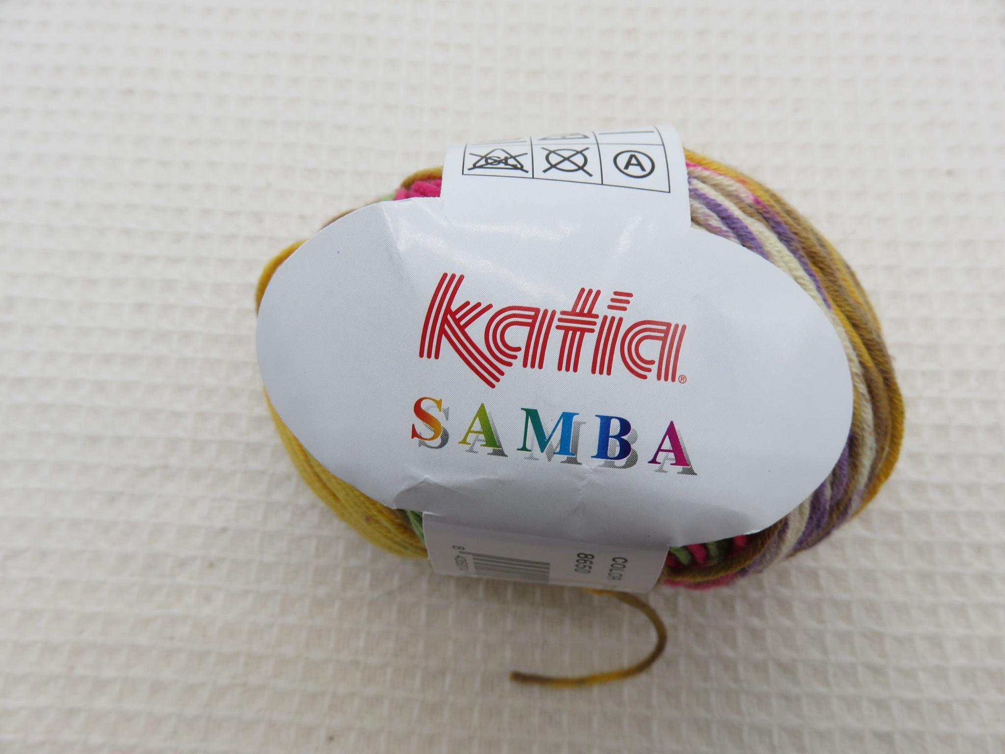 Fil Katia Samba multicolore pelote coton