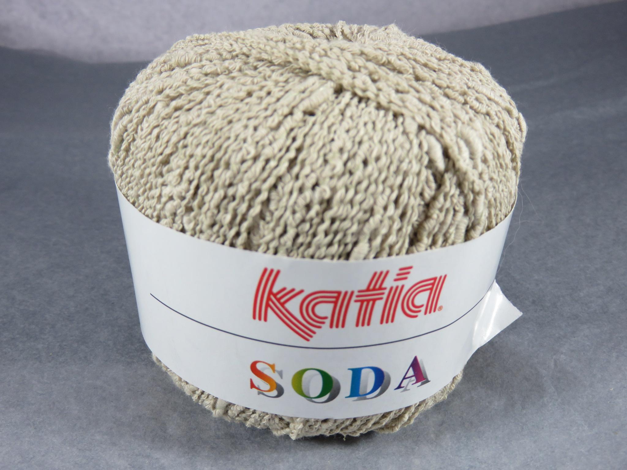 Fil Katia Soda beige pelote coton polyamide