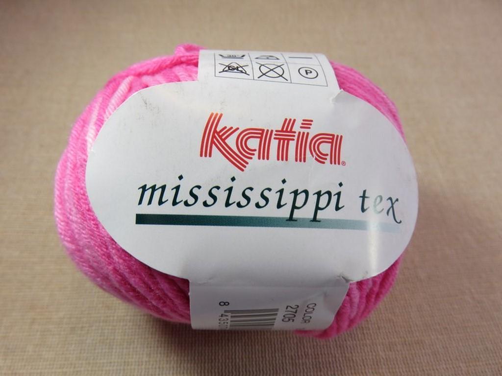 Fil Katia mississippi tex rose pelote coton acrylique