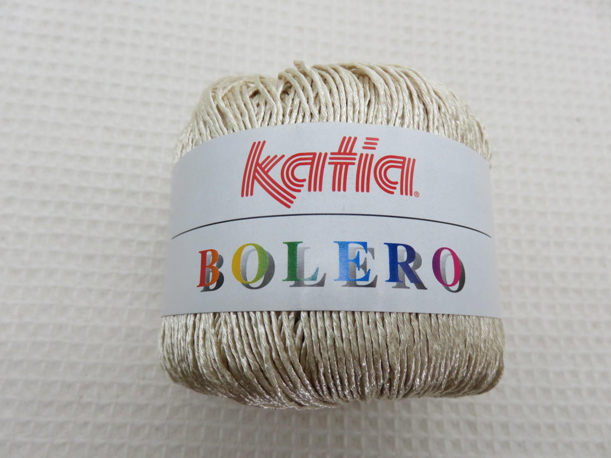 Fil Katia bolero beige pelote coton polyester