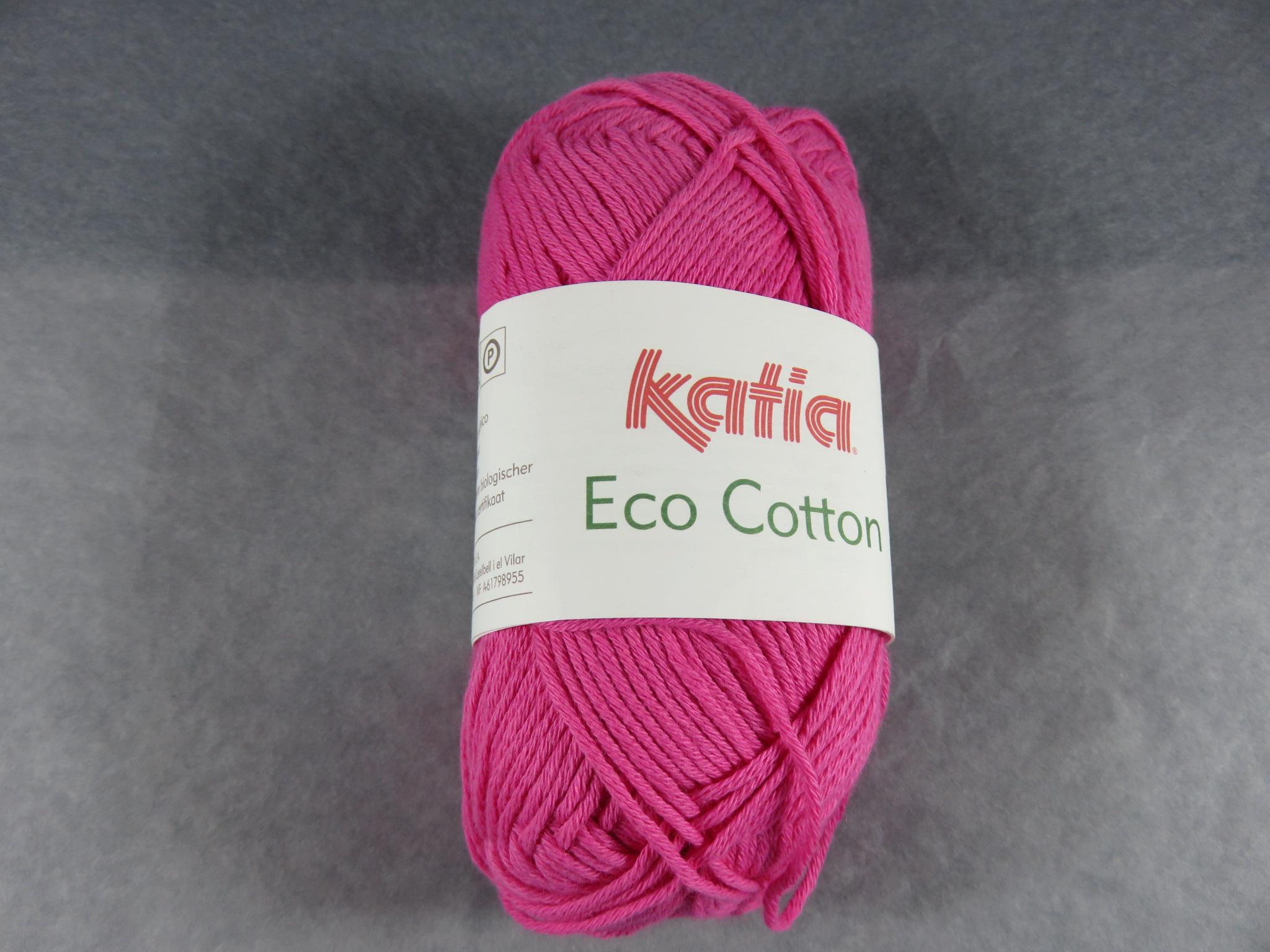 Coton Bio rose Katia Eco Cotton pelote Fil 100% Organique Biologique