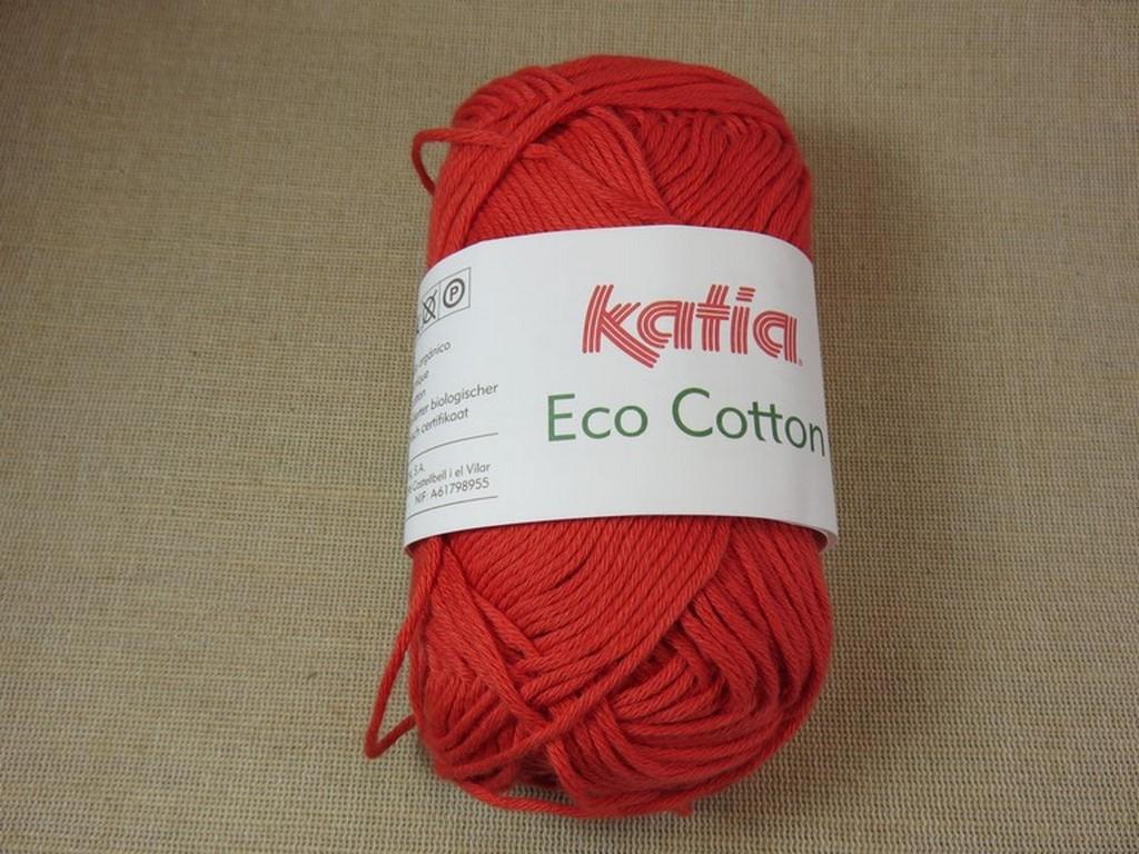 Coton Bio rouge Katia Eco Cotton pelote Fil 100% Organique Biologique