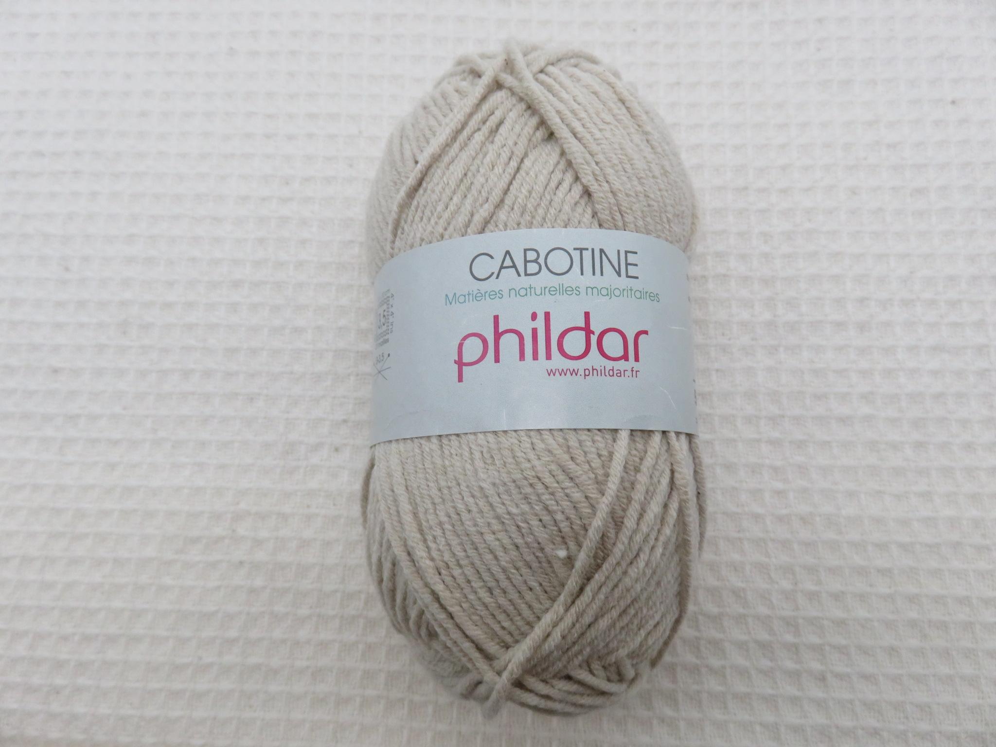 Pelote Cabotine sable Phildar coton acrylique