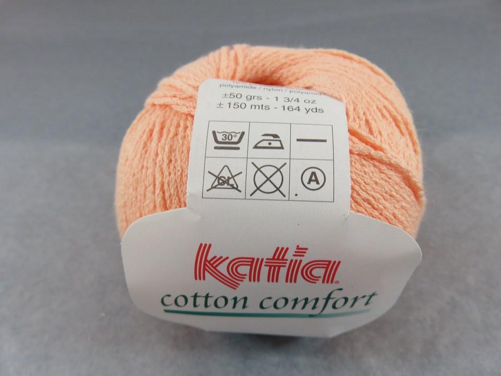 Coton abricot Katia cotton comfort pelote coton et polyamide
