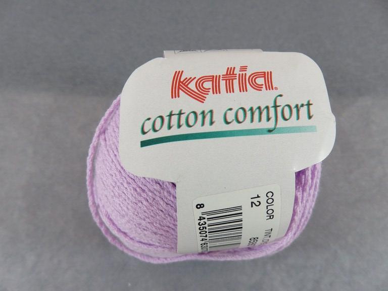 Coton parme Katia cotton comfort pelote coton et polyamide