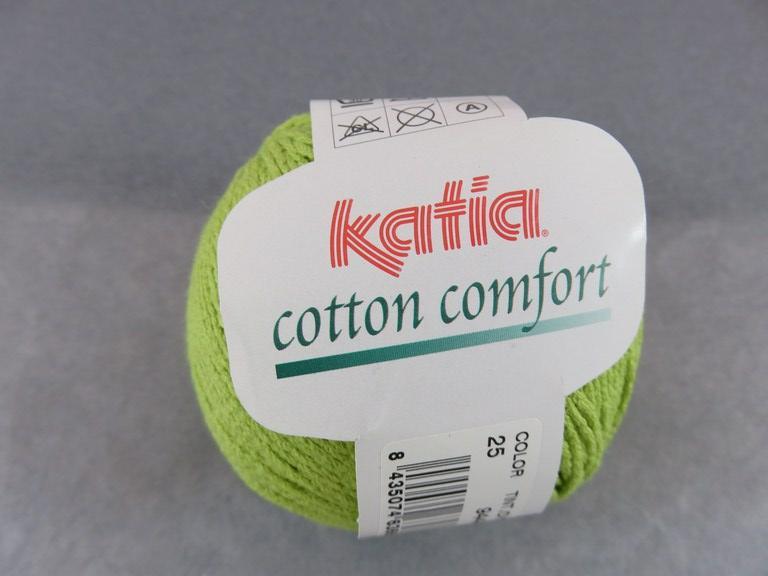 Coton pistache Katia cotton comfort pelote coton et polyamide