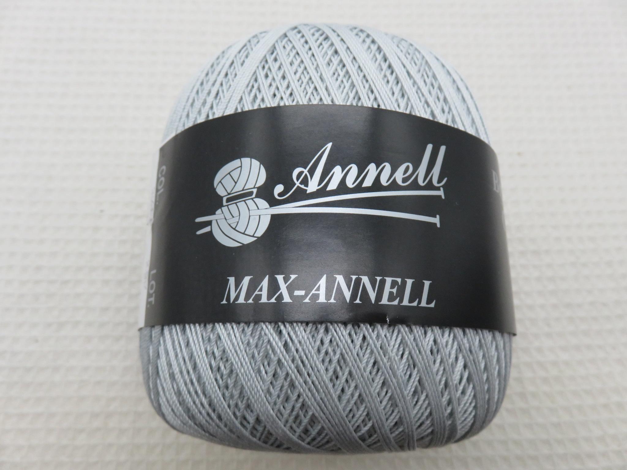 Coton gris Annell pelote Max-Annell Fil 100% coton