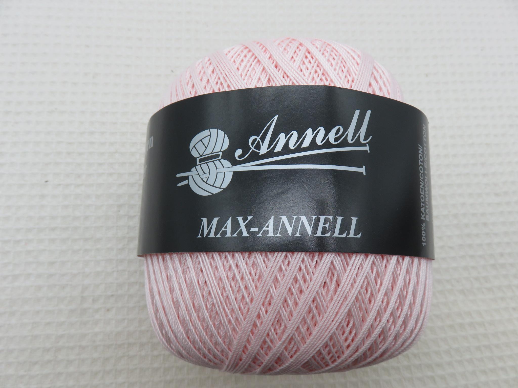 Coton rose Annell pelote Max-Annell Fil 100% coton