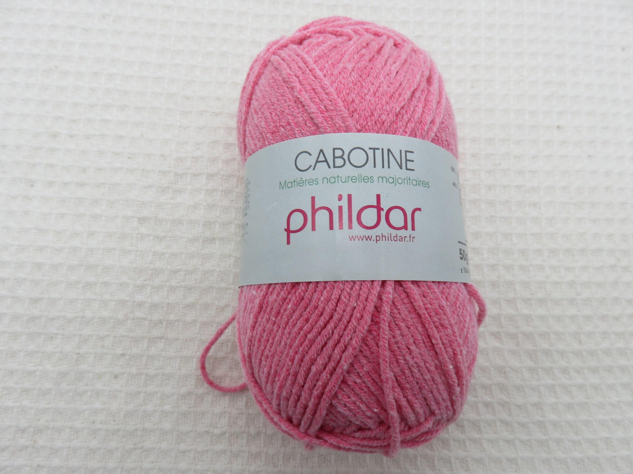 Pelote Cabotine oeillet Phildar coton acrylique