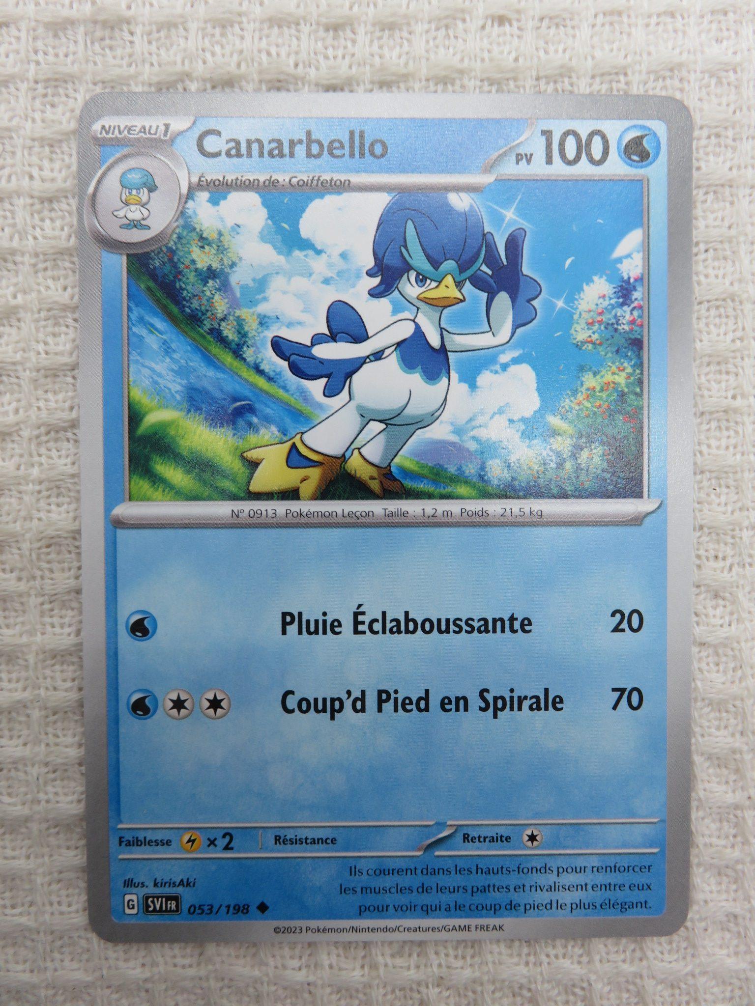 Carte Pokémon Canarbello 053/198 Ecarlate et Violet